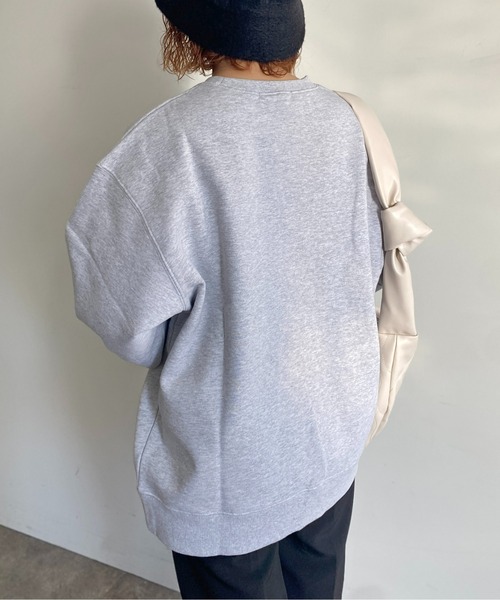 CPCM（シーピーシーエム）の「13オンス裏起毛カレッジロゴ刺繍スウェット（スウェット・メンズ・マスタード/グリーン/グレー/チャコールグレー・MEDIUM/LARGE）」の7枚目の写真