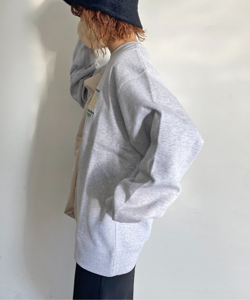 CPCM（シーピーシーエム）の「13オンス裏起毛カレッジロゴ刺繍スウェット（スウェット・メンズ・マスタード/グリーン/グレー/チャコールグレー・MEDIUM/LARGE）」の20枚目の写真