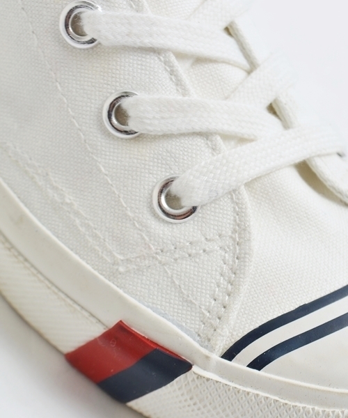 SHIPS KIDS（シップスキッズ）の「PRO-Keds:SHIPS(シップス)40周年 【復刻】BASKETBALL SHOES◆（スニーカー・キッズ・ホワイト/ネイビー・18/17/19/20）」の4枚目の写真