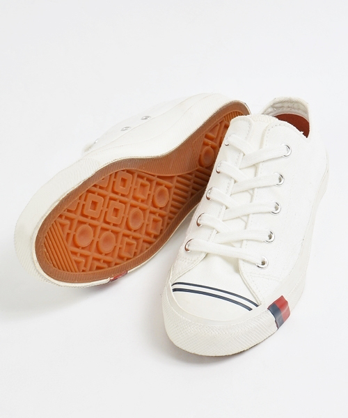 SHIPS KIDS（シップスキッズ）の「PRO-Keds:SHIPS(シップス)40周年 【復刻】BASKETBALL SHOES◆（スニーカー・キッズ・ホワイト/ネイビー・18/17/19/20）」の10枚目の写真