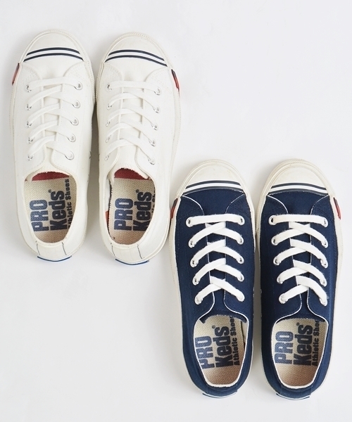 SHIPS KIDS（シップスキッズ）の「PRO-Keds:SHIPS(シップス)40周年 【復刻】BASKETBALL SHOES◆（スニーカー・キッズ・ホワイト/ネイビー・18/17/19/20）」の12枚目の写真