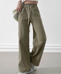 [BELLIDE MADE] シンプル起毛スウェットパンツ