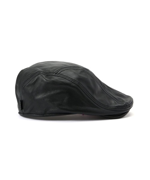 schott(ショット)の「Schott/ショット/LEATHER HUNTING CAP/レザー ハンチング キャップ(ハンチング/ベレー帽・メンズ・ブラック・F)」の12枚目の写真