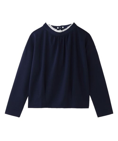 NIMES（ニーム）の「取り外しレースカラープルオーバー（Tシャツ/カットソー・レディース・ネイビー/グレー/オフホワイト・FREE）」の18枚目の写真