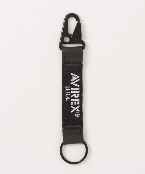AVIREX(アヴィレックス)の「【直営店限定】CLIPPER KEYCHAIN / クリッパー キーチェーン /AVIREX / アヴィレックス(キーホルダー・メンズ・その他/オリーブ系/ブラック・F)」の4枚目の写真