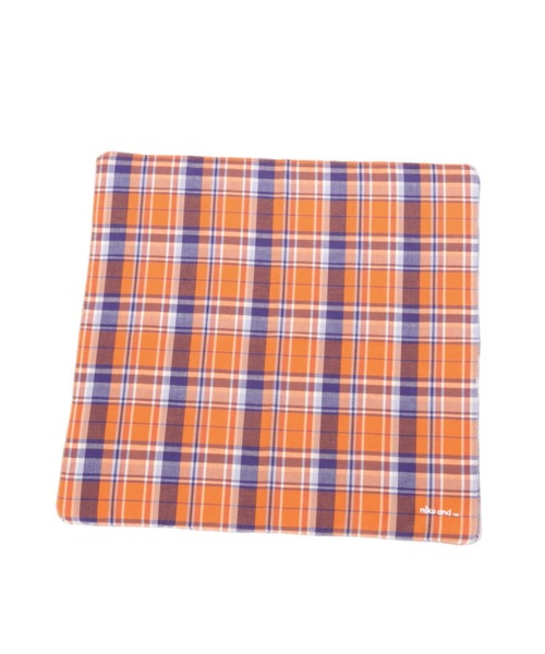オリジナルコットンチェック柄ハンカチ