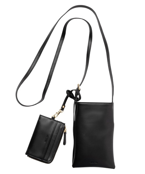 MILKFED.（ミルクフェド）の「ENGRAVED LOGO MULTI CASE（ショルダーバッグ・レディース・パープル/ゴールド/ブラック・ONE SIZE）」の11枚目の写真