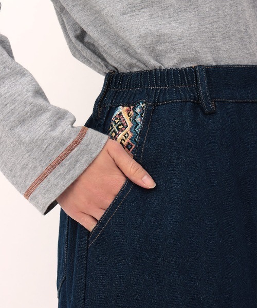 チチカカ（チチカカ）の「リメイクデニムスカート（デニムスカート・レディース・アイボリー/インディゴブルー・FREE）」の10枚目の写真