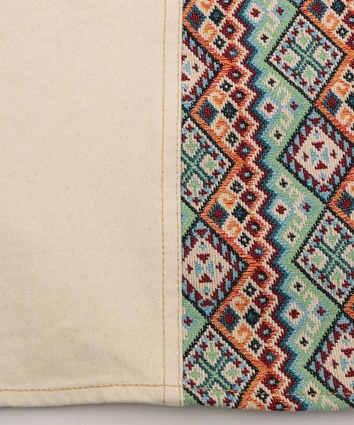 チチカカ（チチカカ）の「リメイクデニムスカート（デニムスカート・レディース・アイボリー/インディゴブルー・FREE）」の13枚目の写真