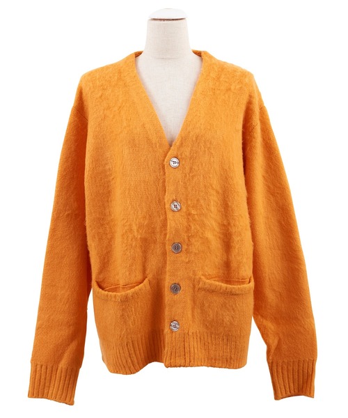 PUNYUS（プニュズ）の「モヘアライクカーディガン（カーディガン/ボレロ・レディース・ブラック/オレンジ/ブルー/グリーン・4/1/3/2）」の18枚目の写真