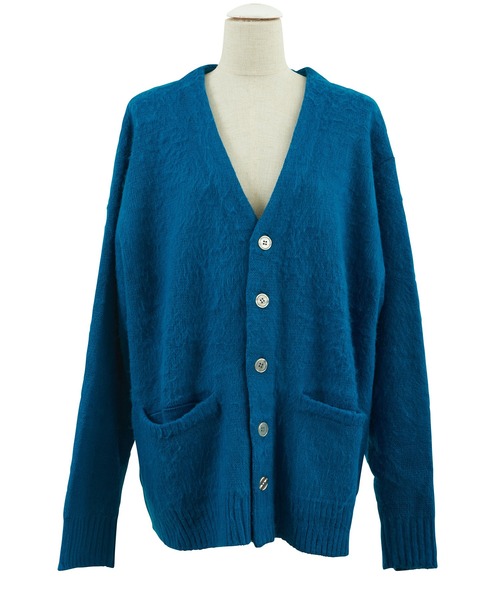 PUNYUS（プニュズ）の「モヘアライクカーディガン（カーディガン/ボレロ・レディース・ブラック/オレンジ/ブルー/グリーン・4/1/3/2）」の21枚目の写真