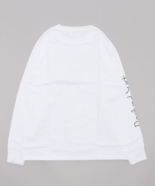 VIBGYOR(ヴィブジョー)の「天竺プリント長袖T(BL)(Tシャツ/カットソー・メンズ・杢グレー/ブラック/オレンジ/ホワイト・MEDIUM/LARGE)」の5枚目の写真