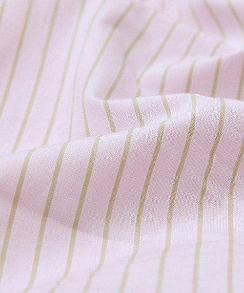 ROPE'（ロペ）の「ハイカウントブロードレギュラーシャツ（シャツ/ブラウス・レディース・ピンク系その他2/グリーン/ホワイト・38）」の18枚目の写真