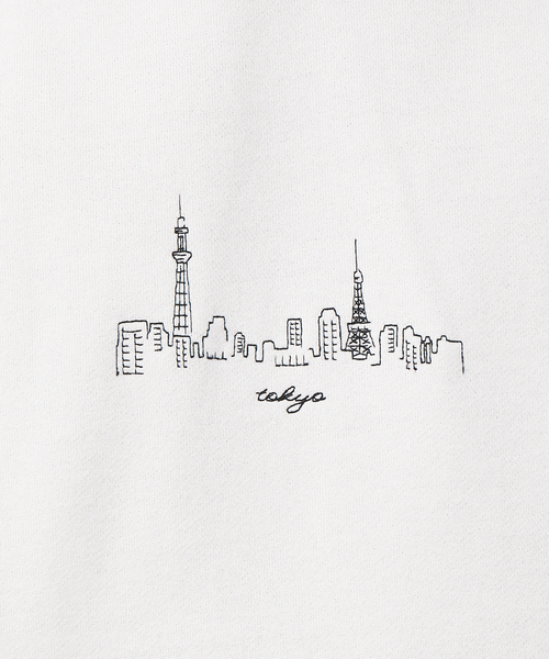 ABAHOUSE GRAY(アバハウスグレイ)の「【CITY】刺繍 プルオーバー パーカー(パーカー・メンズ・ホワイト/ブラック/グレイッシュベージュ/グレイッシュブルー・46/48)」の11枚目の写真