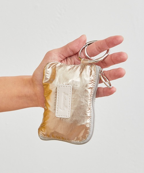 Actually（アクチュアリー）の「メタリック エコバッグ Sサイズ（エコバッグ/サブバッグ・レディース・ゴールド/シルバー/ブルー・フリー）」の19枚目の写真