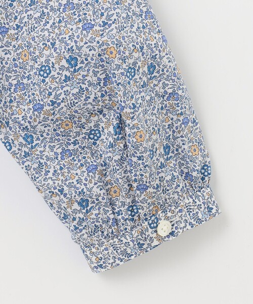 J.PRESS(ジェイプレス)の「【洗える】 LIBERTY Honeydew/Kate&Mil フリルネック ブラウス(シャツ/ブラウス・レディース・ブルー系5/ピンク系5・T13/T15)」の11枚目の写真