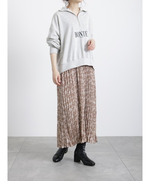 Samansa Mos2 blue（サマンサモスモスブルー）の「◎花柄アソートプリーツスカート（スカート・レディース・ブラック/グリーン/モカ・ﾌﾘ-）」の15枚目の写真