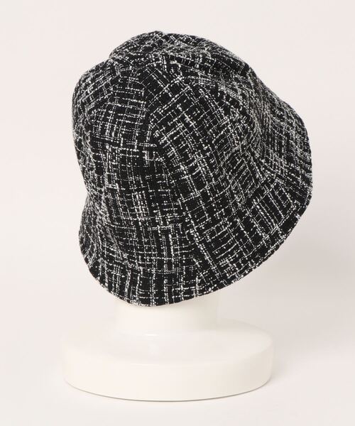 Settimissimo（セッティミッシモ）の「ツイードチューリップハット（ハット・レディース・ホワイト/ブラック・FREE）」の3枚目の写真