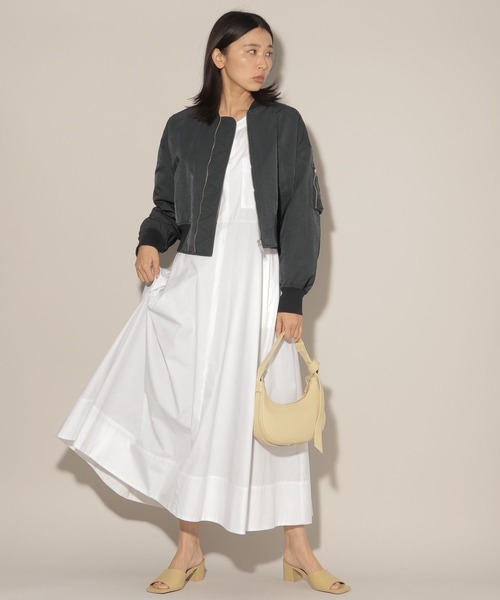 BARNYARDSTORM（バンヤードストーム）の「BARNYARDSTORM / フレアボリュームシャツワンピース（シャツワンピース・レディース・ブルー/ホワイト・1/0）」の5枚目の写真