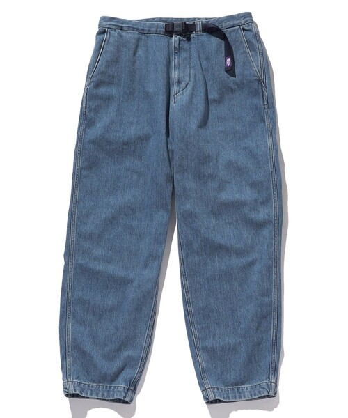 THE NORTH FACE PURPLE LABEL(ザ ノースフェイス パープルレーベル)の「THE NORTH FACE PURPLE LABEL/ザ ノースフェイス パープルレーベル Denim Wide Tapered Pants/デニム ワイド テェーパード パンツ(デニムパンツ・メンズ・サックスブルー/ネイビー/オフホワイト・34/32/30)」の3枚目の写真