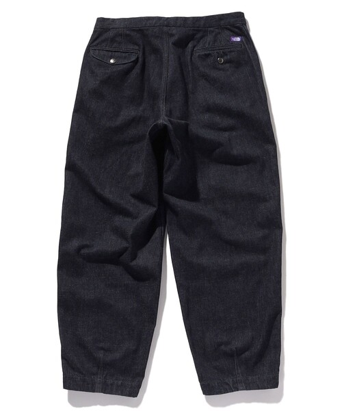 THE NORTH FACE PURPLE LABEL(ザ ノースフェイス パープルレーベル)の「THE NORTH FACE PURPLE LABEL/ザ ノースフェイス パープルレーベル Denim Wide Tapered Pants/デニム ワイド テェーパード パンツ(デニムパンツ・メンズ・サックスブルー/ネイビー/オフホワイト・34/32/30)」の4枚目の写真
