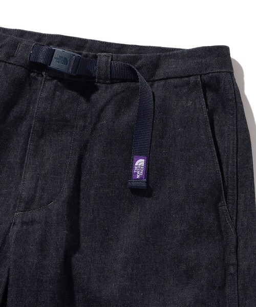 THE NORTH FACE PURPLE LABEL(ザ ノースフェイス パープルレーベル)の「THE NORTH FACE PURPLE LABEL/ザ ノースフェイス パープルレーベル Denim Wide Tapered Pants/デニム ワイド テェーパード パンツ(デニムパンツ・メンズ・サックスブルー/ネイビー/オフホワイト・34/32/30)」の9枚目の写真