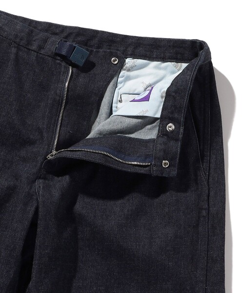 THE NORTH FACE PURPLE LABEL(ザ ノースフェイス パープルレーベル)の「THE NORTH FACE PURPLE LABEL/ザ ノースフェイス パープルレーベル Denim Wide Tapered Pants/デニム ワイド テェーパード パンツ(デニムパンツ・メンズ・サックスブルー/ネイビー/オフホワイト・34/32/30)」の10枚目の写真