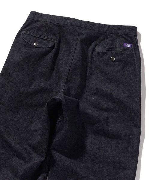 THE NORTH FACE PURPLE LABEL(ザ ノースフェイス パープルレーベル)の「THE NORTH FACE PURPLE LABEL/ザ ノースフェイス パープルレーベル Denim Wide Tapered Pants/デニム ワイド テェーパード パンツ(デニムパンツ・メンズ・サックスブルー/ネイビー/オフホワイト・34/32/30)」の13枚目の写真