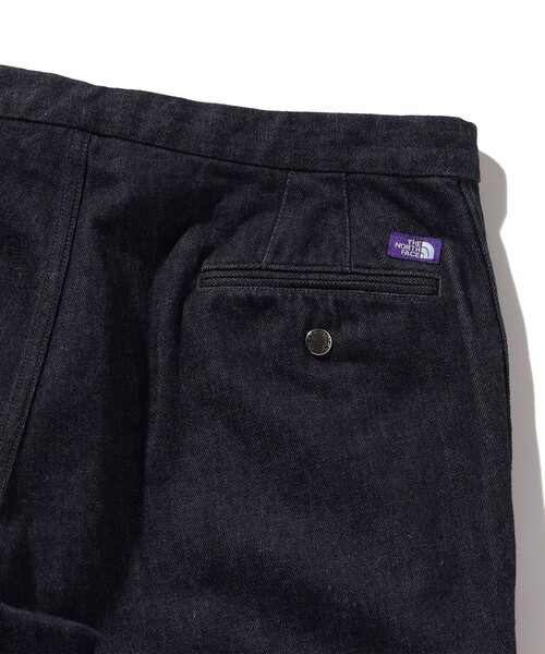THE NORTH FACE PURPLE LABEL(ザ ノースフェイス パープルレーベル)の「THE NORTH FACE PURPLE LABEL/ザ ノースフェイス パープルレーベル Denim Wide Tapered Pants/デニム ワイド テェーパード パンツ(デニムパンツ・メンズ・サックスブルー/ネイビー/オフホワイト・34/32/30)」の7枚目の写真