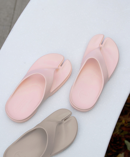 JOURNAL STANDARD（ジャーナルスタンダード）の「■■■【Paes/フェーズ】FLIPFLOP：サンダル（サンダル・レディース・ブラック/ベージュ/ピンク/アイボリー・22cm/23cm/24cm）」の8枚目の写真