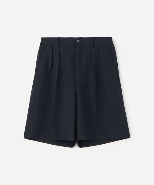 Scye（サイ）の「Scye | ポリエステル プリーツショーツ MEN（その他パンツ・メンズ・ダークネイビー・38/40）」の2枚目の写真