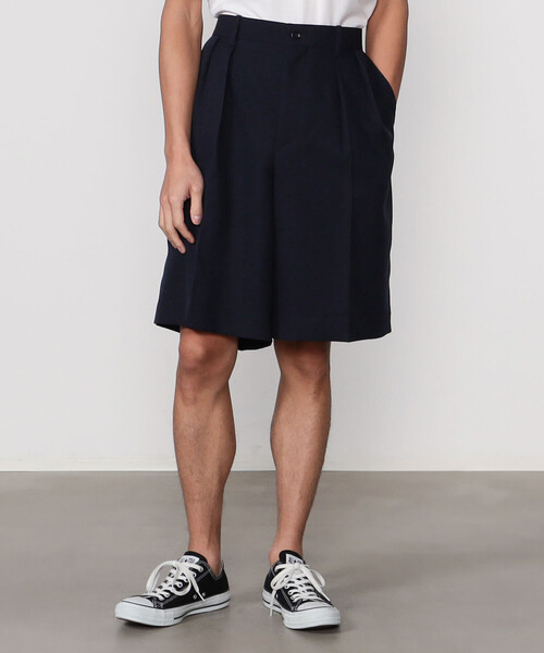 Scye（サイ）の「Scye | ポリエステル プリーツショーツ MEN（その他パンツ・メンズ・ダークネイビー・38/40）」の13枚目の写真