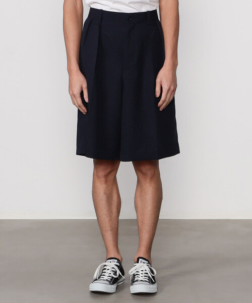 Scye（サイ）の「Scye | ポリエステル プリーツショーツ MEN（その他パンツ・メンズ・ダークネイビー・38/40）」の12枚目の写真