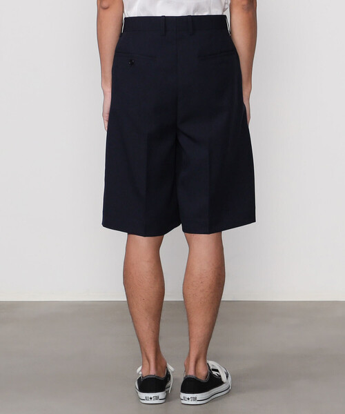 Scye（サイ）の「Scye | ポリエステル プリーツショーツ MEN（その他パンツ・メンズ・ダークネイビー・38/40）」の10枚目の写真
