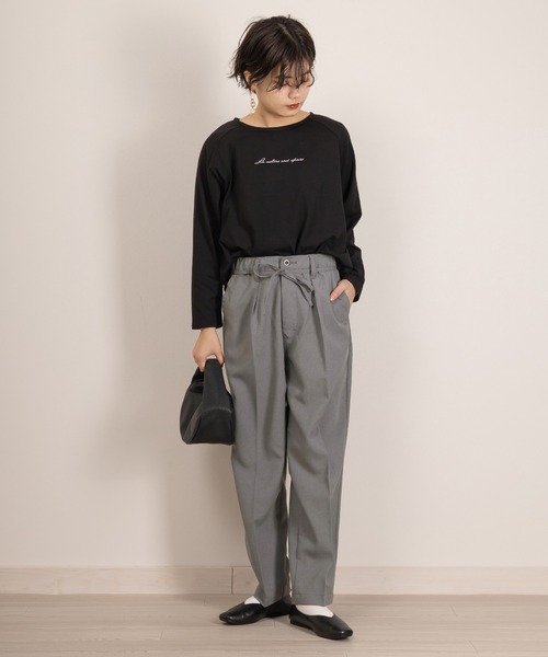 Lee（リー）の「【Lee/リー】LEE BELTED EASY PANTS/テーパードイージーパンツ/XS～XLサイズ展開/ユニセックス（その他パンツ・メンズ・ブルー/ライトグリーン/グレー/イエロー/ベージュ/ブラック・XS/S/M/L/XL）」の14枚目の写真