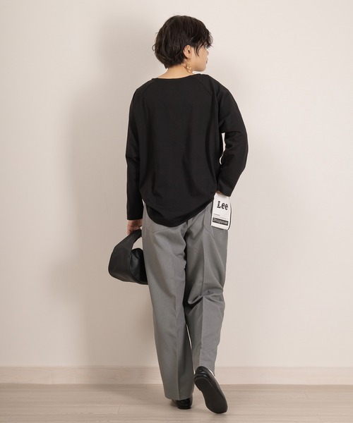 Lee（リー）の「【Lee/リー】LEE BELTED EASY PANTS/テーパードイージーパンツ/XS～XLサイズ展開/ユニセックス（その他パンツ・メンズ・ブルー/ライトグリーン/グレー/イエロー/ベージュ/ブラック・XS/S/M/L/XL）」の9枚目の写真