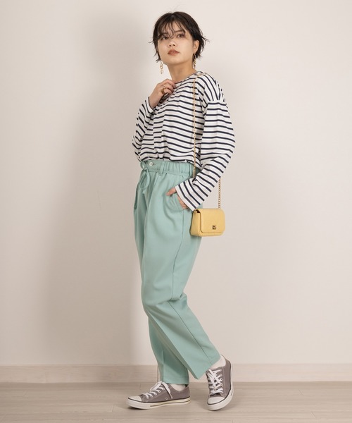 Lee（リー）の「【Lee/リー】LEE BELTED EASY PANTS/テーパードイージーパンツ/XS～XLサイズ展開/ユニセックス（その他パンツ・メンズ・ブルー/ライトグリーン/グレー/イエロー/ベージュ/ブラック・XS/S/M/L/XL）」の22枚目の写真