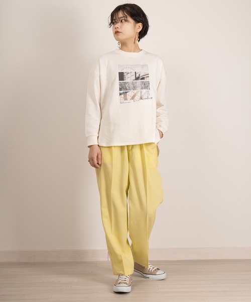 Lee（リー）の「【Lee/リー】LEE BELTED EASY PANTS/テーパードイージーパンツ/XS～XLサイズ展開/ユニセックス（その他パンツ・メンズ・ブルー/ライトグリーン/グレー/イエロー/ベージュ/ブラック・XS/S/M/L/XL）」の19枚目の写真