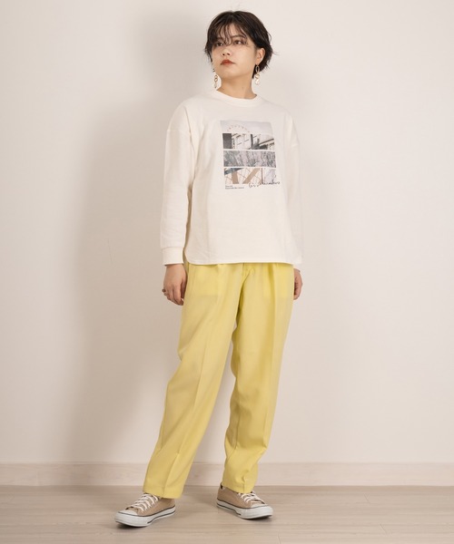 Lee（リー）の「【Lee/リー】LEE BELTED EASY PANTS/テーパードイージーパンツ/XS～XLサイズ展開/ユニセックス（その他パンツ・メンズ・ブルー/ライトグリーン/グレー/イエロー/ベージュ/ブラック・XS/S/M/L/XL）」の10枚目の写真