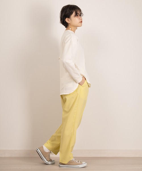 Lee（リー）の「【Lee/リー】LEE BELTED EASY PANTS/テーパードイージーパンツ/XS～XLサイズ展開/ユニセックス（その他パンツ・メンズ・ブルー/ライトグリーン/グレー/イエロー/ベージュ/ブラック・XS/S/M/L/XL）」の13枚目の写真