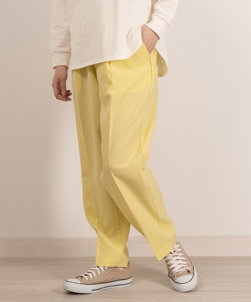 Lee（リー）の「【Lee/リー】LEE BELTED EASY PANTS/テーパードイージーパンツ/XS～XLサイズ展開/ユニセックス（その他パンツ・メンズ・ブルー/ライトグリーン/グレー/イエロー/ベージュ/ブラック・XS/S/M/L/XL）」の15枚目の写真