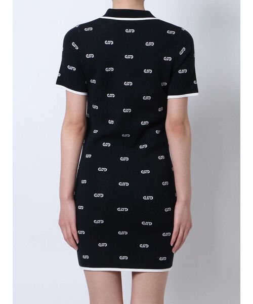 EMODA（エモダ）の「トーンカラーポロワンピース（ワンピース・レディース・アイボリー/ブラック/ブルー・FREE）」の13枚目の写真