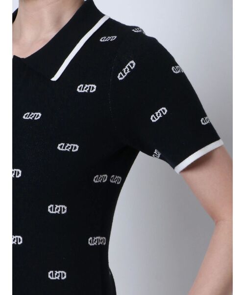 EMODA（エモダ）の「トーンカラーポロワンピース（ワンピース・レディース・アイボリー/ブラック/ブルー・FREE）」の16枚目の写真