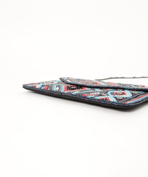 ROSE BUD（ローズバッド）の「(SALUJA)ビーズクラッチバッグ（クラッチバッグ・レディース・ブラック・FREE）」の2枚目の写真