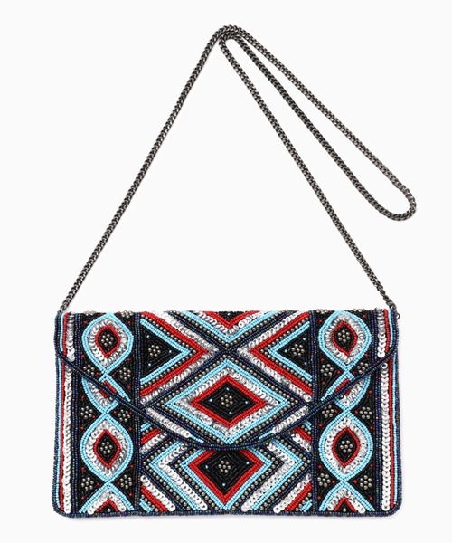 ROSE BUD（ローズバッド）の「(SALUJA)ビーズクラッチバッグ（クラッチバッグ・レディース・ブラック・FREE）」の7枚目の写真