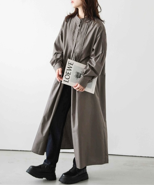 AMELY(エミリー)の「2wayプリーツワンピース(ワンピース・レディース・ブラック/ベージュ系その他/ピンク/ブラウン・フリー)」の8枚目の写真