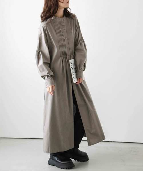AMELY(エミリー)の「2wayプリーツワンピース(ワンピース・レディース・ブラック/ベージュ系その他/ピンク/ブラウン・フリー)」の7枚目の写真