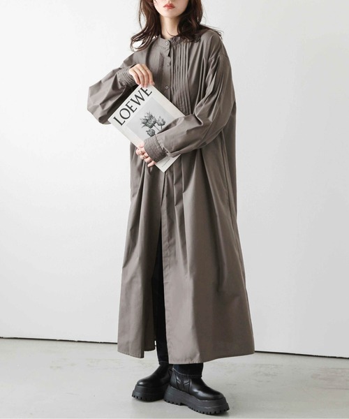 AMELY(エミリー)の「2wayプリーツワンピース(ワンピース・レディース・ブラック/ベージュ系その他/ピンク/ブラウン・フリー)」の6枚目の写真