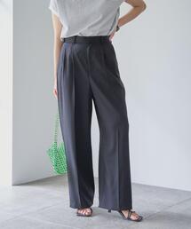 coen | ハンサムツータックワイドスラックス(スラックス)