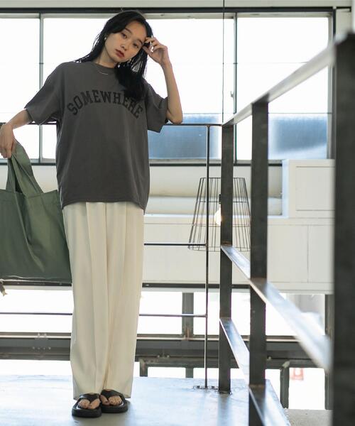 coen(コーエン)の「ハンサムツータックワイドスラックス(スラックス・レディース・ブラック/ベージュ/グレー/ナチュラル・S/M/L)」の19枚目の写真